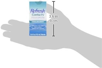 Refresh Contacts, Eye Drops, Contact Lens Comfort,Blue 0.4 Fl Oz Sterile