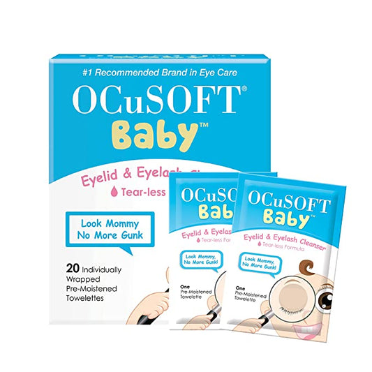 OCuSOFT Baby Eyelid And Eyelash Cleanser - 20/Box