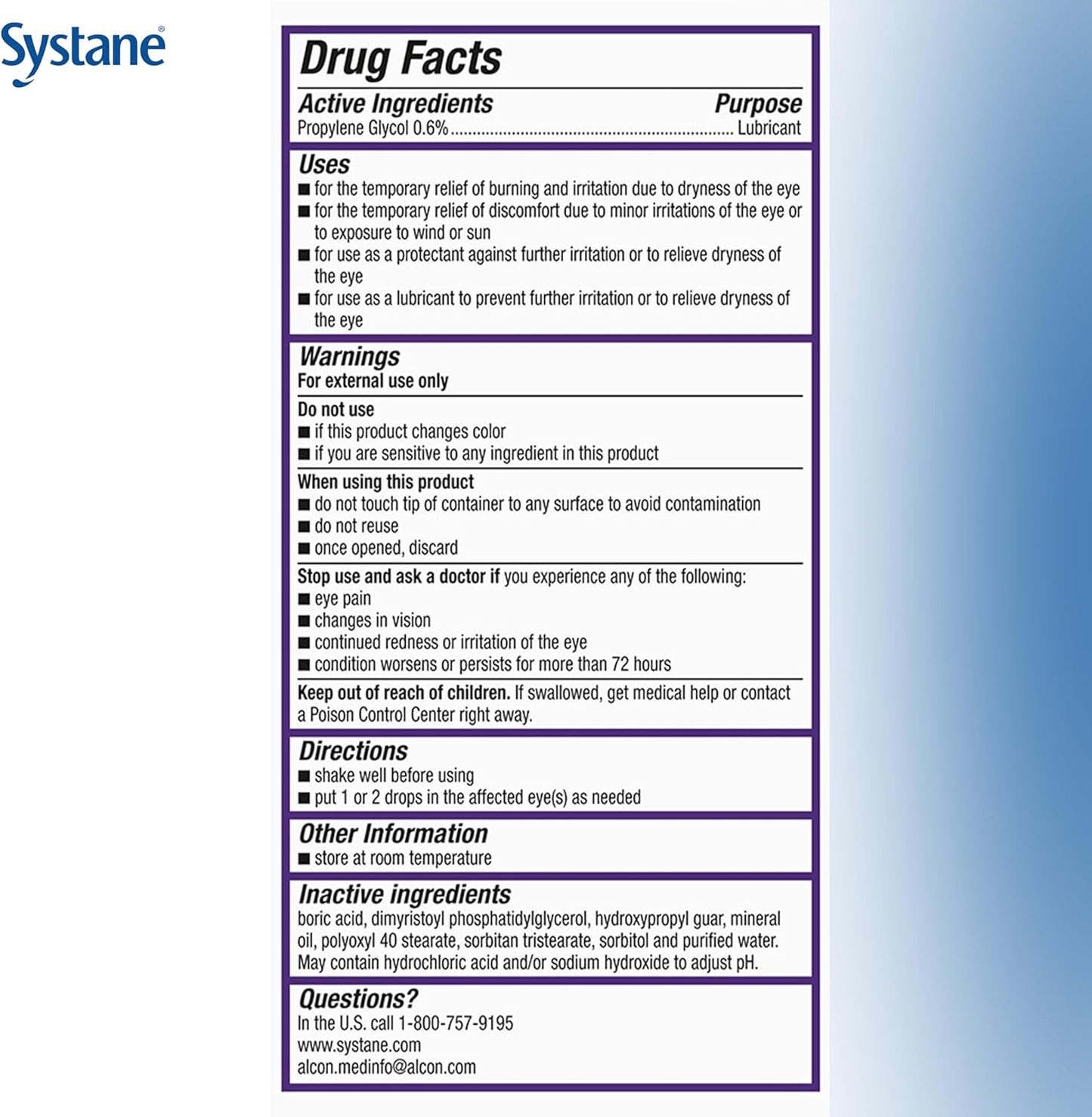 SYSTANE Complete Unit-Dose Preservative-Free Eye Drops 30ct Single-use vials for Dry Eye Relief