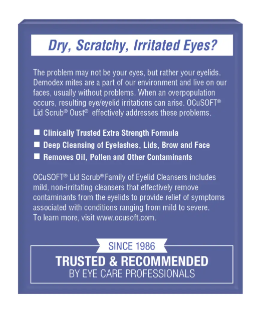 Lid Scrub Oust